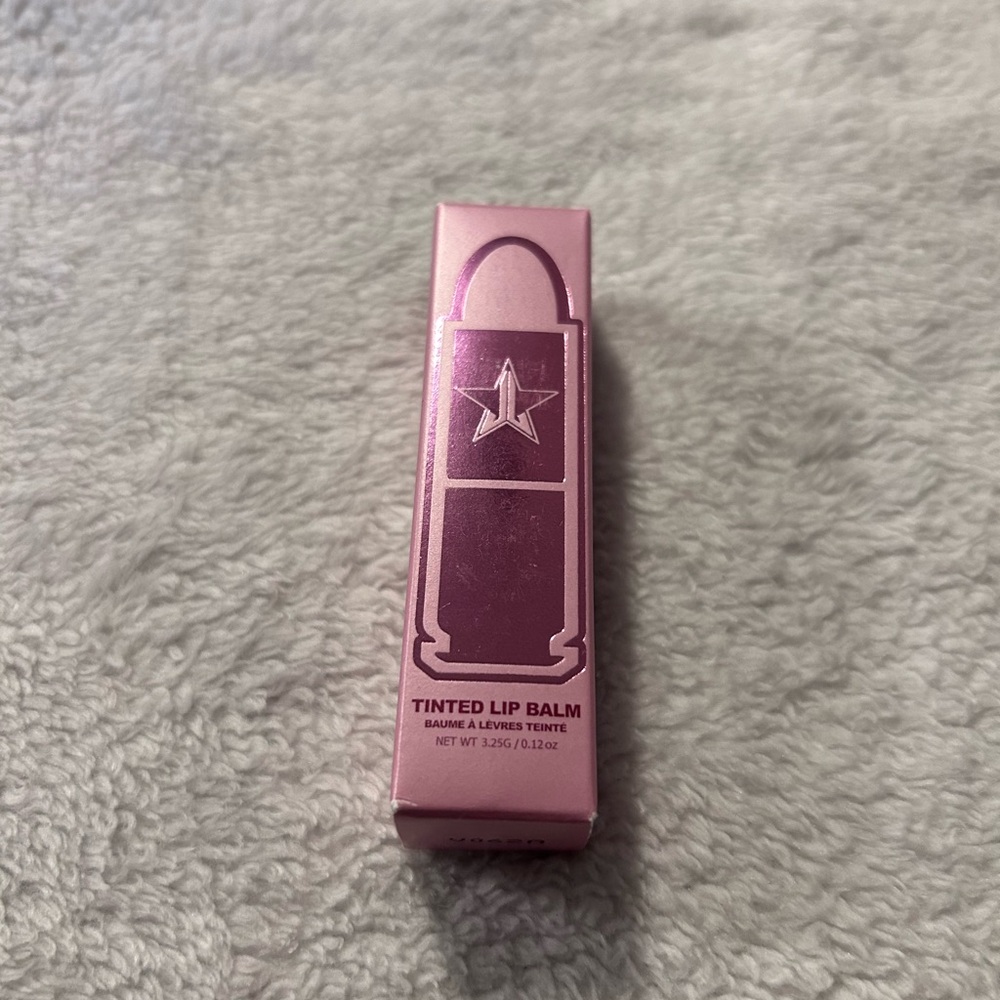 JEFFREE STAR Tinted Lip Hydrating Melting Lip Balm in Cowboy Kiss Shade NEW - Picture 2 of 5